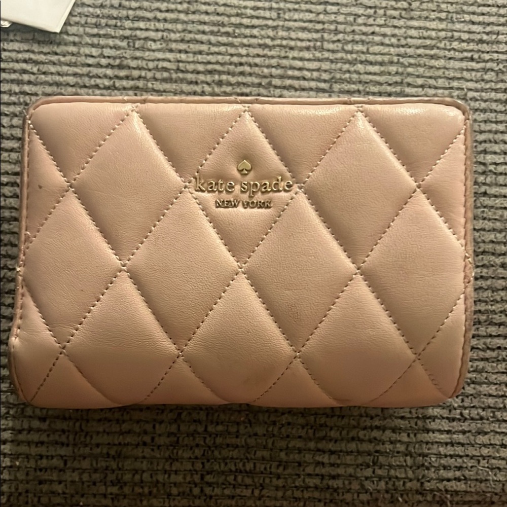 Kate Spade Blush Quilted Wallet